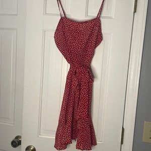 Red sundress